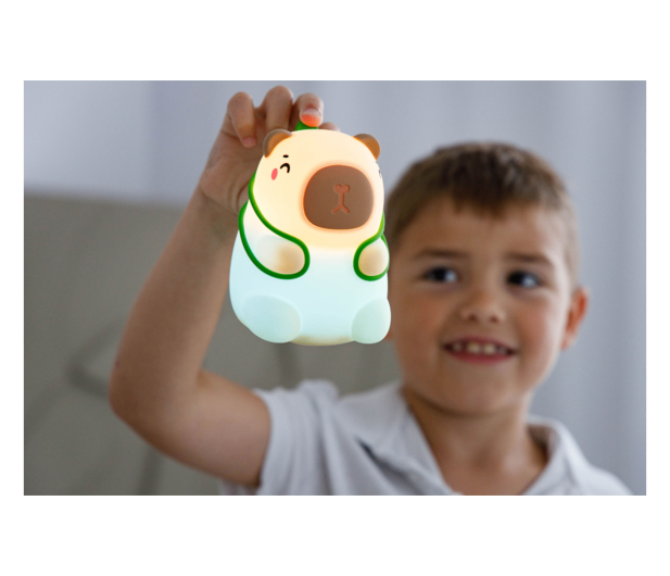 InnoGIO Silikonowa lampka nocna LED GIOCAPIBARA - 1537881 - zdjęcie 3